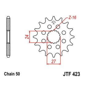 JT Sprocket 530 Pitch 18 Teeth JTF423.18 for Suzuki