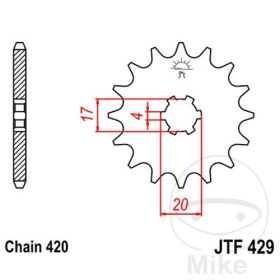 PIGNON JT JTF429.12 420 Z12