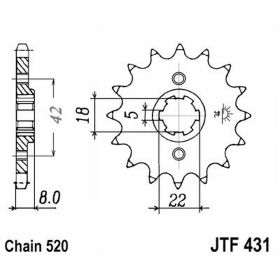 PIGNONE JT 431 Z14