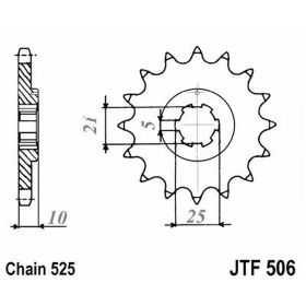 PIGNON JT JTF506.14