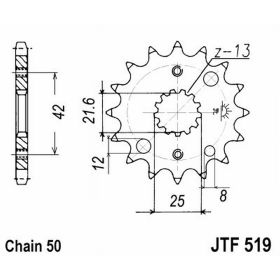 PIGNONE JT 519 Z15