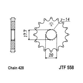 PIGNONE JT 558 Z15