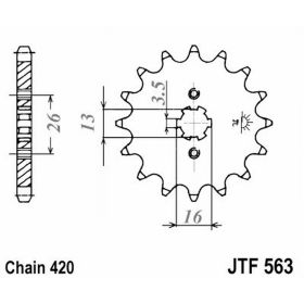 PIGNONE JT 563 Z14