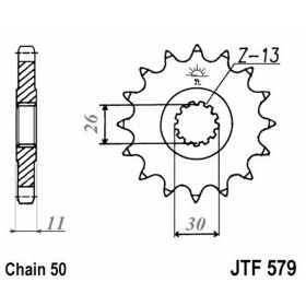 PIGNONE JT 579 Z15