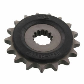 Pignone silenziato JT passo 530 17 denti JTF580.17RB per Yamaha