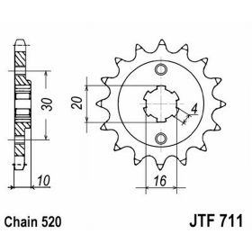 PIGNONE JT 711 Z13