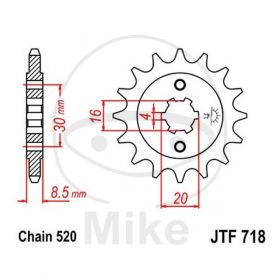 Pignon JT JTF718.12