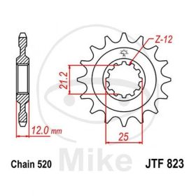 FRONT SPROCKET Z14 520 726.14.72