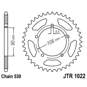 JT JTR1022.40 MOTORCYCLE REAR SPROCKET