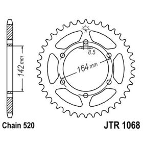 MOTORRAD HINTER KETTENRAD JT JTR1068.46