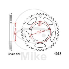 Couronne moto JT JTR1075.36