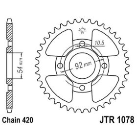MOTORRAD HINTER KETTENRAD JT JTR1078.60