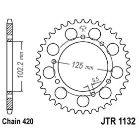 JT JTR1132.53 MOTORCYCLE REAR SPROCKET