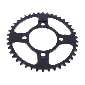 Corona JT 42 denti passo 420 nera acciaio per Honda