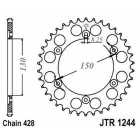 MOTORRAD HINTER KETTENRAD JT JTR1244.52