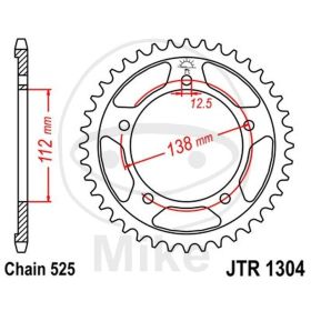 Kettenrad42Z Teilung525 Honda CB 600 S F2 Hornet S PC34, PC36