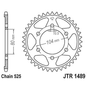 MOTORRAD HINTER KETTENRAD JT JTR1489.40