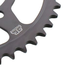 JT Crown 47 Teeth Pitch 525 Black Steel for Triumph
