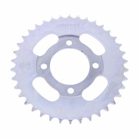 Corona JT 38 denti passo 428 argento acciaio per FKM FK12 125 MS IE MINI SCRAMBLER CBS