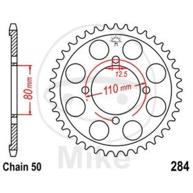 Couronne moto JT JTR284.38