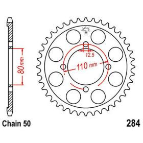 JT 43 Tooth Steel Sprocket 530 Pitch for Honda CB