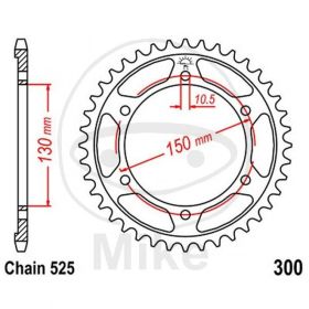 REAR SPROCKET Z49 525 D.INT. 130 727.39.23