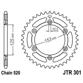 MOTORRAD HINTER KETTENRAD JT JTR301.39