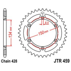 JT Sprocket 52 Teeth Pitch 428 Steel for Kawasaki KDX SR