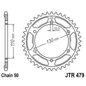 MOTORRAD HINTER KETTENRAD JT JTR479.39