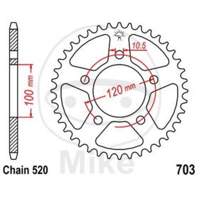 Couronne moto JT JTR703.47