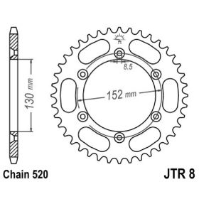 MOTORRAD HINTER KETTENRAD JT JTR8.51