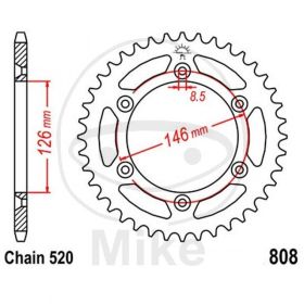 Couronne moto JT JTR808.53