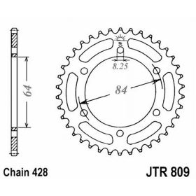 MOTORRAD HINTER KETTENRAD JT JTR809.53