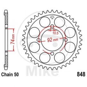 Couronne moto JT JTR848.39