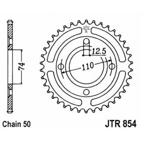 MOTORRAD HINTER KETTENRAD JT JTR854.43