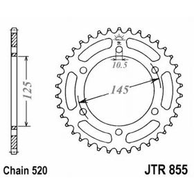 MOTORRAD HINTER KETTENRAD JT JTR855.48