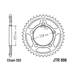 MOTORRAD HINTER KETTENRAD JT JTR898.41