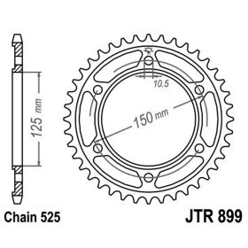 MOTORRAD HINTER KETTENRAD JT JTR899.42