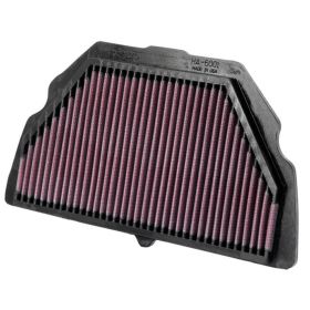 Filtro aria K&N in cotone forma trapezoidale alto 196 mm per HONDA