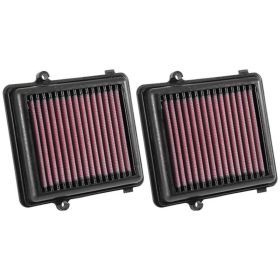 Filtro aria K&N in cotone pannello alto 89 mm per HONDA