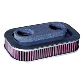 Filtro aria K&N in cotone forma rettangolare alto 117 mm per HARLEY DAVIDSON