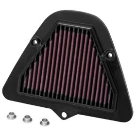 Filtro aria K&N in cotone forma trapezoidale alto 44 mm per KAWASAKI