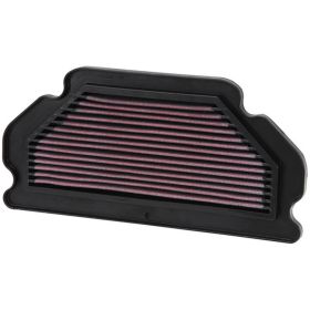 Filtro aria K&N in cotone forma trapezoidale alto 196 mm per KAWASAKI