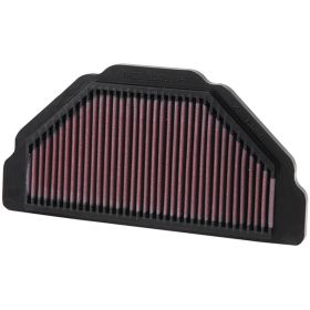 Filtro aria K&N in cotone forma trapezoidale alto 196 mm per KAWASAKI