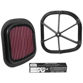 Filtro aria K&N in cotone pannello alto 92 mm