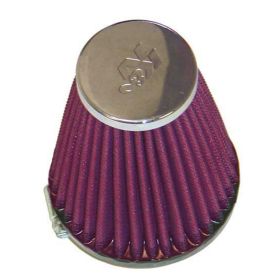 Filtro aria rosso K&N in cotone rotondo alto 117 mm