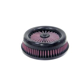 Filtro aria rosso K&N in cotone rotondo alto 92 mm