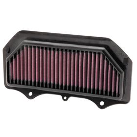 Filtro aria K&N in cotone forma trapezoidale alto 222 mm per SUZUKI