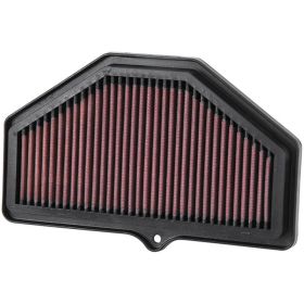 K&N Air Filter in Cotton Trapezoidal Shape 222 mm High for SUZUKI