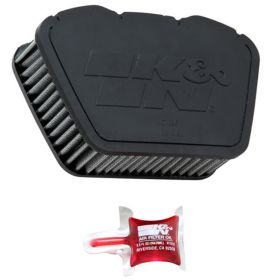 Filtro aria K&N in cotone alto 165 mm per YAMAHA